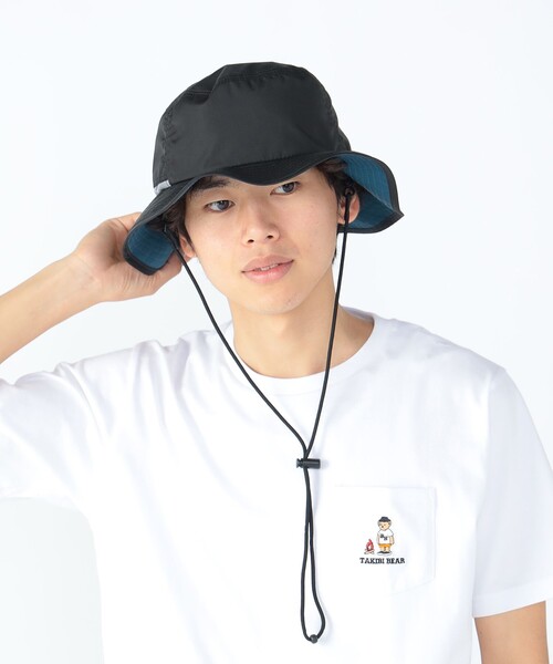 BEAMS HEART（ビームスハート）の「【ユニセックス】撥水 アドベンチャーハット（UVカット）（ハット・メンズ・ベージュ/ブラック系その他4/インディゴブルー/オリーブ・ONE SIZE）」の19枚目の写真