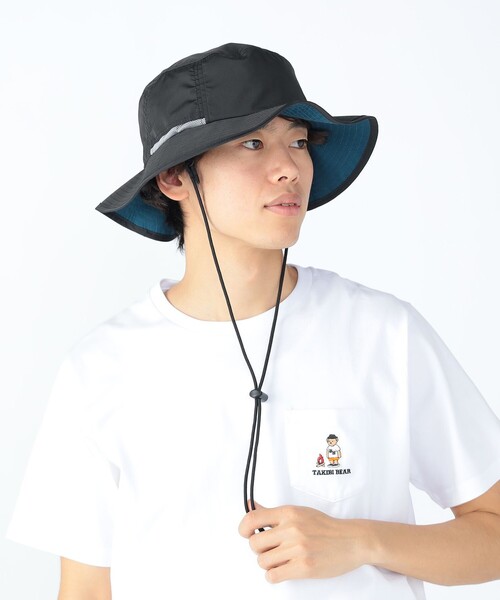 BEAMS HEART（ビームスハート）の「【ユニセックス】撥水 アドベンチャーハット（UVカット）（ハット・メンズ・ベージュ/ブラック系その他4/インディゴブルー/オリーブ・ONE SIZE）」の20枚目の写真