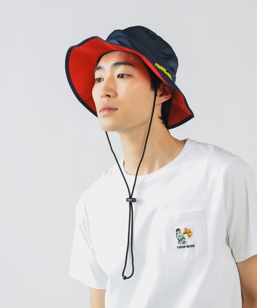 BEAMS HEART（ビームスハート）の「【ユニセックス】撥水 アドベンチャーハット（UVカット）（ハット・メンズ・ベージュ/ブラック系その他4/インディゴブルー/オリーブ・ONE SIZE）」の22枚目の写真