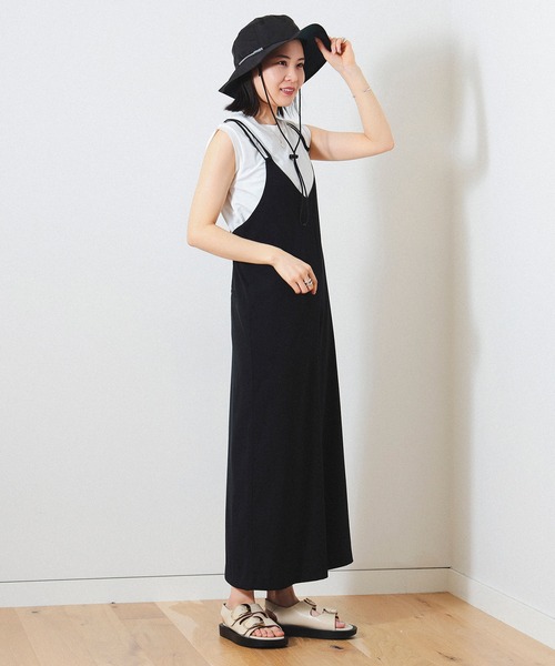 BEAMS HEART（ビームスハート）の「【ユニセックス】撥水 アドベンチャーハット（UVカット）（ハット・メンズ・ベージュ/ブラック系その他4/インディゴブルー/オリーブ・ONE SIZE）」の6枚目の写真