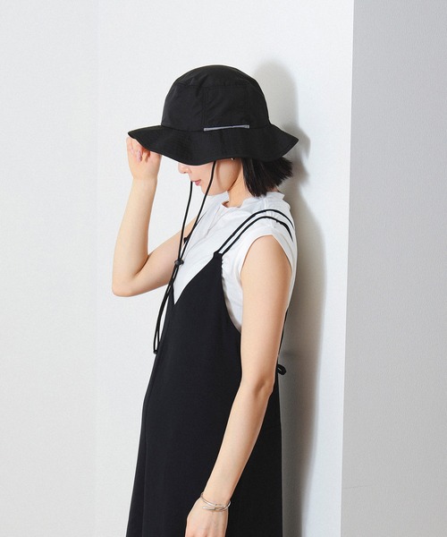 BEAMS HEART（ビームスハート）の「【ユニセックス】撥水 アドベンチャーハット（UVカット）（ハット・メンズ・ベージュ/ブラック系その他4/インディゴブルー/オリーブ・ONE SIZE）」の8枚目の写真