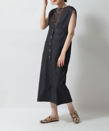 スラブデニムジャンスカ