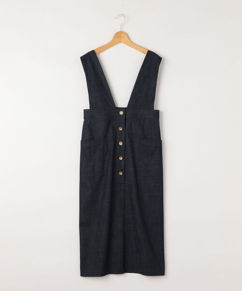 NOLLEY’S（ノーリーズ）の「スラブデニムジャンスカ（ワンピース・レディース・インディゴブルー・38/36）」の9枚目の写真