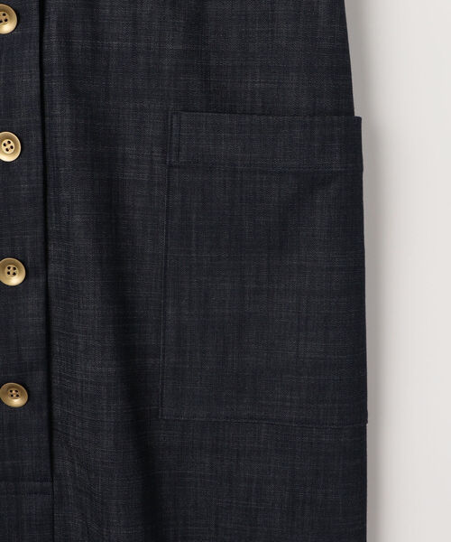 NOLLEY’S（ノーリーズ）の「スラブデニムジャンスカ（ワンピース・レディース・インディゴブルー・38/36）」の13枚目の写真