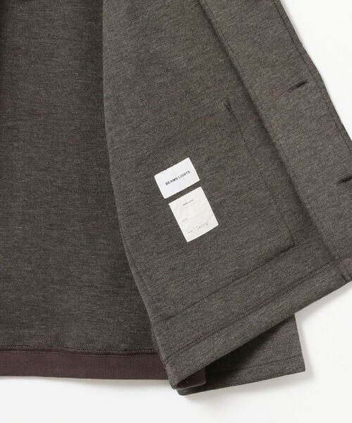 BEAMS LIGHTS（ビームスライツ）の「BEAMS LIGHTS / ダンボールニット マンダリンカラージャケット (セットアップ対応/ワンマイルウェア/ルームウェア)（ノーカラージャケット・メンズ・チャコールグレー/ブラック・SMALL/MEDIUM/LARGE）」の21枚目の写真