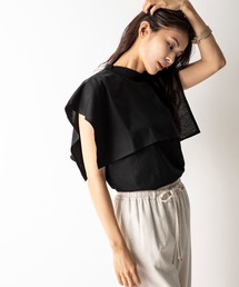 MILLION CARATS | 【STYLE4】シルケット ケープTシャツ(Tシャツ/カットソー)