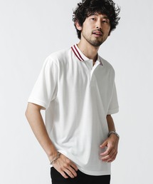 ラインリブカノコポロシャツ