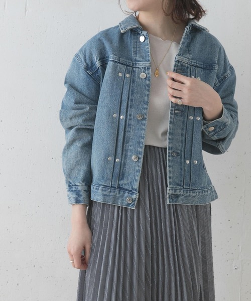 URBAN RESEARCH ROSSO WOMEN(アーバンリサーチ ロッソ)の「TANAKA NEW CLASSIC JEAN JACKET(デニムジャケット・レディース・ブルー・SMALL)」の2枚目の写真
