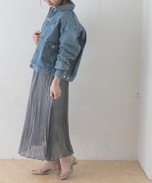 URBAN RESEARCH ROSSO WOMEN(アーバンリサーチ ロッソ)の「TANAKA NEW CLASSIC JEAN JACKET(デニムジャケット・レディース・ブルー・SMALL)」の5枚目の写真