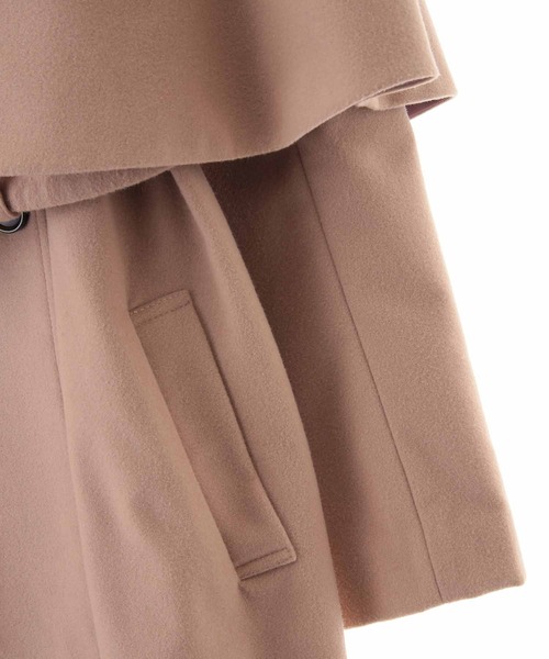 ベージュ ケープスタイル ジャケット BAYFLOW｜[セットアップ可]DOORSTYLE ジャケット【イージーケア