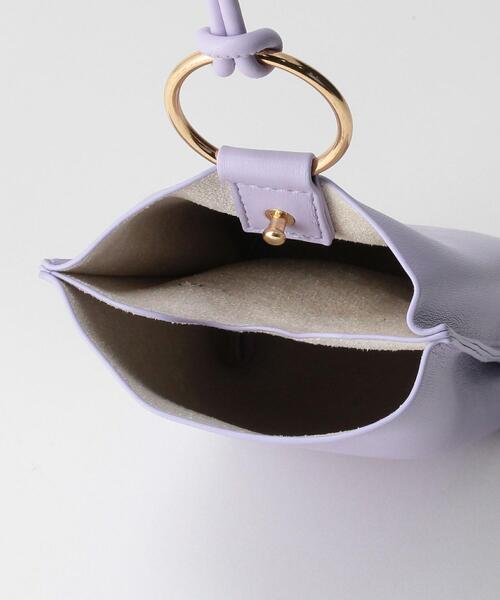 closet story（クローゼットストーリー）の「＜closet story＞フェイクレザー 2pocket スマートフォンショルダー（ショルダーバッグ・レディース・ブラック/シルバー/ライラック・FREE）」の10枚目の写真