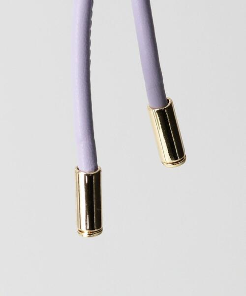 closet story（クローゼットストーリー）の「＜closet story＞フェイクレザー 2pocket スマートフォンショルダー（ショルダーバッグ・レディース・ブラック/シルバー/ライラック・FREE）」の7枚目の写真