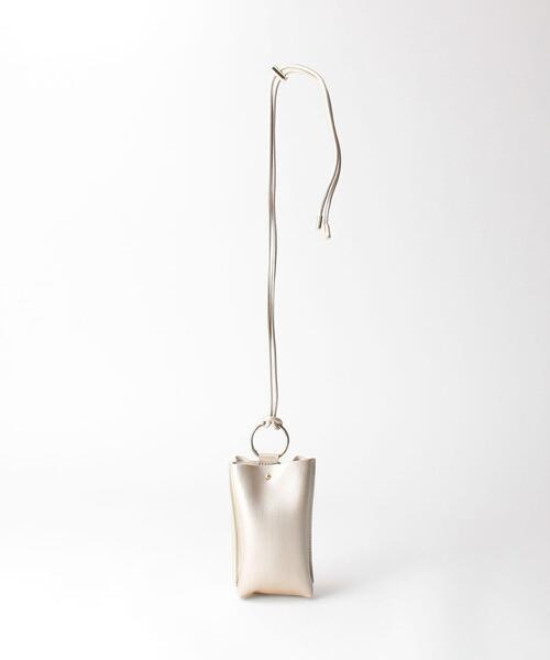 closet story（クローゼットストーリー）の「＜closet story＞フェイクレザー 2pocket スマートフォンショルダー（ショルダーバッグ・レディース・ブラック/シルバー/ライラック・FREE）」の11枚目の写真