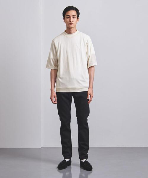 UNITED ARROWS（ユナイテッドアローズ）の「＜UNITED ARROWS＞ ウール ニット Tシャツ（ニット/セーター・メンズ・ライトブルー/ブラック/オフホワイト/ライム・SMALL/MEDIUM/LARGE/X-LARGE）」の13枚目の写真