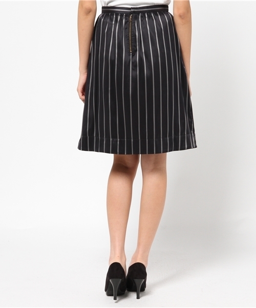 SHIPS for women（シップスフォーウィメン）の「★★ダブルフェイス タフタスカート（スカート・レディース・ブラック/ベージュ/ネイビー・38/36）」の15枚目の写真