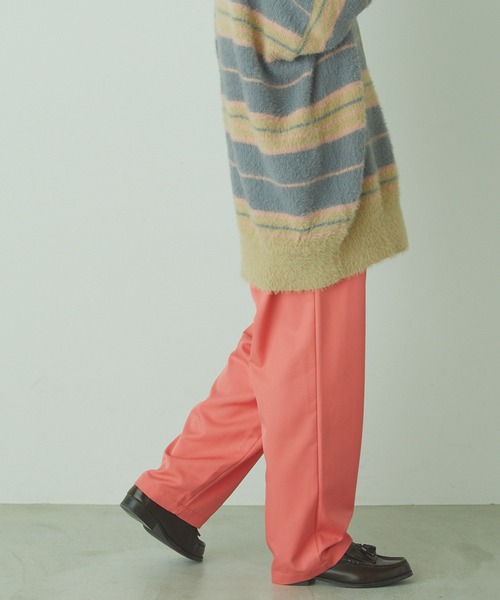 forksy.（フォルクシー）の「【forksy.】TR２タックハイウエストデザインパンツ（スラックス・レディース・ブラック/モスグリーン/ピンク/ブラウン/ブルー・FREE）」の21枚目の写真