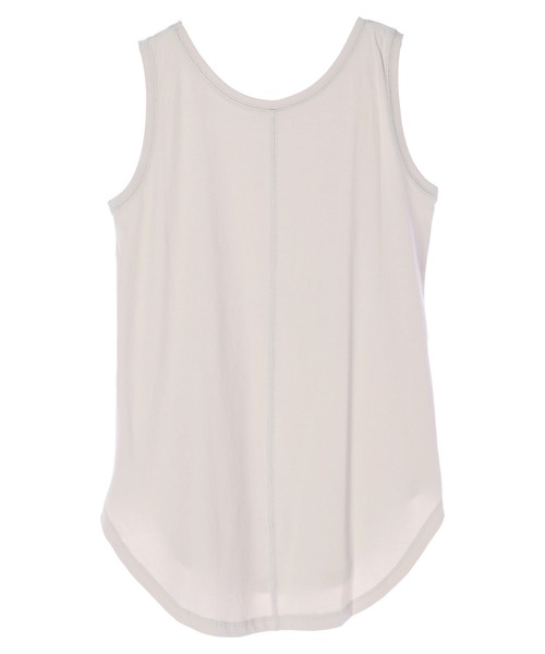 AMERICAN HOLIC(アメリカンホリック)の「ラウンドゆるノースリーブカットプルオーバー(タンクトップ・レディース・チャコールグレー/ライトグレー・M/L)」の21枚目の写真