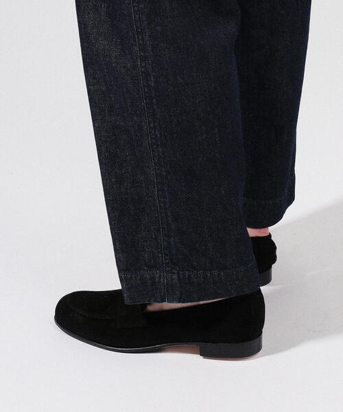 TOMORROWLAND （トゥモローランド）の「【別注】CASANOVA×TOMORROWLAND スエードコインローファー（ローファー・メンズ・ブラック/ベージュ/ブラウン・6/8/7/9）」の5枚目の写真