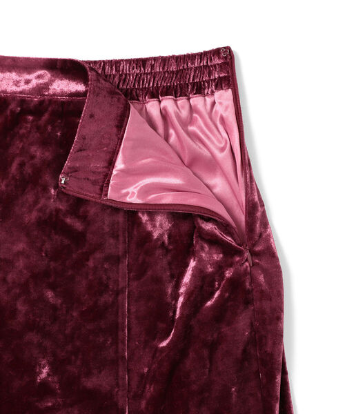 BeAMS DOT（ビームスドット）の「【WEB限定】BeAMS DOT / クラッシュベロア マーメイドスカート（スカート・レディース・グレー系その他/ケリー/レッド系その他3・SMALL/MEDIUM）」の10枚目の写真