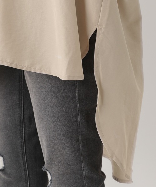 LEPSIM（レプシィム）の「【羽織りとしても活躍！】チュニックブラウス　954514（シャツ/ブラウス・レディース・グレー/キャメル/グレイッシュベージュ・FREE）」の12枚目の写真