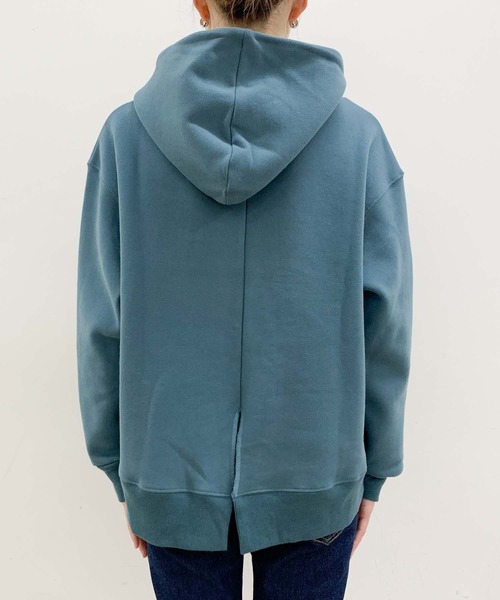 CIAOPANIC TYPY（チャオパニックティピー）の「【OSORO】スウェードライク裏毛パーカー（パーカー・レディース・チャコールグレー/ライトグレー/レッド/オレンジ/グリーン/ホワイト系その他・ONE SIZE）」の20枚目の写真