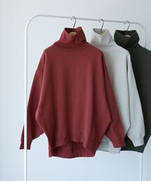 FREAK'S STORE | ▽【WEB限定】ヘビーウェイト裏起毛スウェットタートルネックプルオーバー(ビッグシルエット・トレーナー)(スウェット)