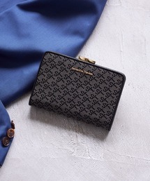 ST Jacquard 二つ折り口金財布