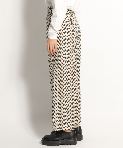 niko and...（ニコアンド）の「レトロ幾何学柄イージーリラックスパンツ（その他パンツ・レディース・ネイビー/グリーン/アイボリー・LARGE/MEDIUM）」の8枚目の写真