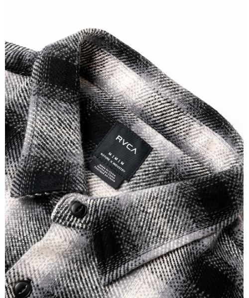RVCA(ルーカ)の「RVCA メンズ RVCA BROTHERS FLANNE ロングスリーブシャツ【2021年秋冬モデル】/ルーカ袖プリントバックプリント長袖チェックシャツ(シャツ/ブラウス・メンズ・ブラウン/ブラック/ブルー・SMALL/MEDIUM/LARGE)」の13枚目の写真