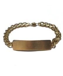 The Superlor Labor シルバー ID チェイン ブレスレット THE SUPERIOR LABOR（シュペリオールレイバー）の「Brass ID Chain