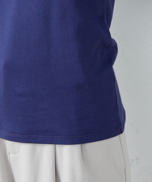 COMME CA ISM（コムサイズム）の「ハイネック　あったかＴシャツ（Tシャツ/カットソー・レディース・ホワイト/ライトグレー/ブラック/ブルー・MEDIUM/LARGE）」の19枚目の写真