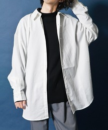 JOKER | オーバーサイズ長袖シャツ メンズ ストライプルーズシルエットシャツ ビッグシルエットシャツ 秋服 夏服(シャツ/ブラウス)