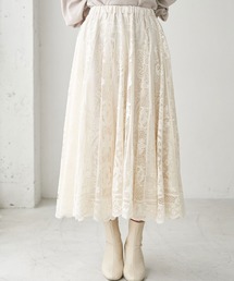 earth music&ecology | サーキュラーレーススカート ＊(スカート)