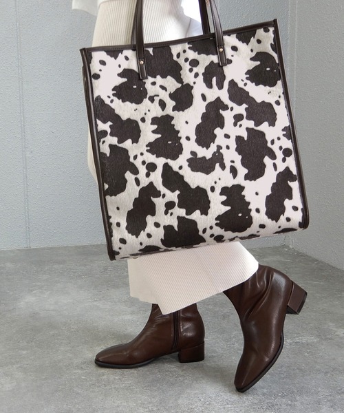 minia（ミニア）の「4cmローヒールのスクエアストレッチブーツ/ショートブーツ　◆（ブーツ・レディース・ブラック/ダークブラウン/アイボリー・LL/S/M/L）」の9枚目の写真