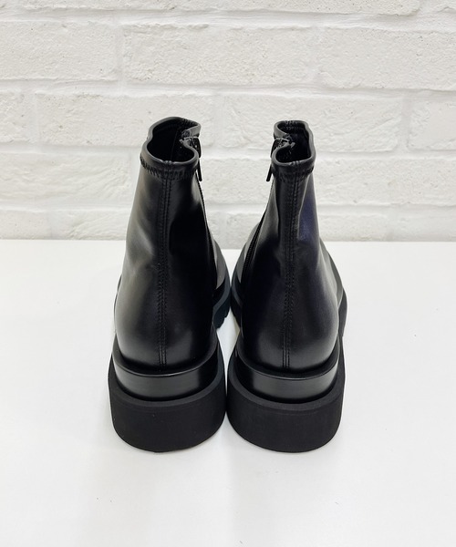 Jeffrey Campbell（ジェフリーキャンベル）の「厚底ショートブーツ（ブーツ・レディース・ブラック・38/36/37/39）」の4枚目の写真