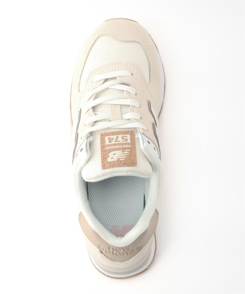 NEW BALANCE(ニューバランス)の「NEW BALANCE WL574(スニーカー・レディース・アイボリー・23cm/23.5cm/24cm/24.5cm/22.5cm)」の6枚目の写真