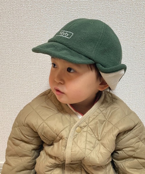GRIN BUDDY(グリンバディ)の「【GRIN BUDDY/グリンバディ】【キッズ】フリースフライトキャップ/Fleece Flight Cap(キャップ・キッズ・グレー系その他/ライトベージュ/カーキ・52/54)」の8枚目の写真