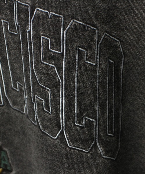 one way（ワンウェイ）の「【oneway Jeans】刺繍カレッジロゴスウェットトレーナー（スウェット・レディース・ホワイト/ブラック/ライトブラウン/ライトグリーン/ライトブルー/レッド・FREE）」の13枚目の写真