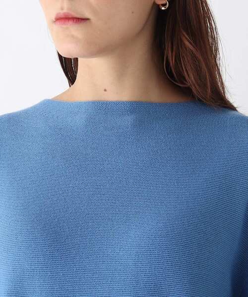 OPAQUE.CLIP（オペークドットクリップ）の「◆【エマール検証済 洗える】FOLCO ボートネックニット【WEB限定カラー・サイズ】（ニット/セーター・レディース・ブルー/グレー/パープル系1/ピンク系/ボルドー/ライトグリーン/ブラック/チャコールグレー/ダークブラウン/パープル系2/ライトグレー系7/ベージュ/ホワイト系・34/36/38/40/42）」の17枚目の写真