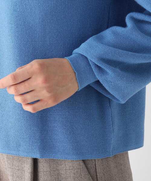 OPAQUE.CLIP（オペークドットクリップ）の「◆【エマール検証済 洗える】FOLCO ボートネックニット【WEB限定カラー・サイズ】（ニット/セーター・レディース・ブルー/グレー/パープル系1/ピンク系/ボルドー/ライトグリーン/ブラック/チャコールグレー/ダークブラウン/パープル系2/ライトグレー系7/ベージュ/ホワイト系・34/36/38/40/42）」の18枚目の写真