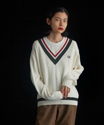 FRED PERRY | Bold Tipped Cable Knit Jumper(ニット/セーター)