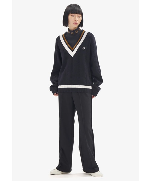 FRED PERRY（フレッドペリー）の「Bold Tipped Cable Knit Jumper