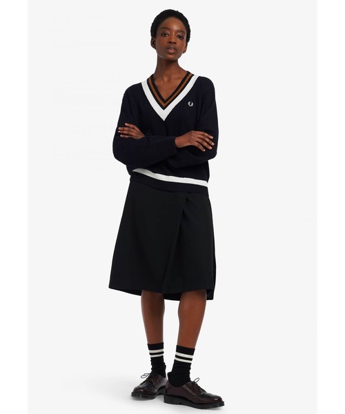 FRED PERRY（フレッドペリー）の「Bold Tipped Cable Knit Jumper
