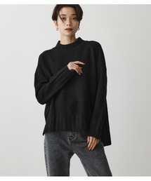 AZUL by moussy | SOFT TOUCH HIGH NECK KNIT TOPS/ソフトタッチハイネックニットトップス(ニット/セーター)