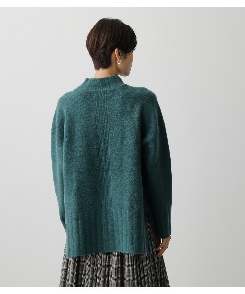 AZUL by moussy(アズールバイマウジー)の「SOFT TOUCH HIGH NECK KNIT TOPS/ソフトタッチハイネックニットトップス(ニット/セーター・レディース・ブラック/ライム/グリーン/ライトベージュ・SMALL/MEDIUM)」の19枚目の写真