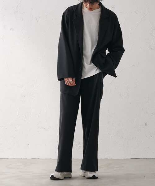 リラックスイージーワイドパンツ【SET-UP】（スラックス）｜epnok