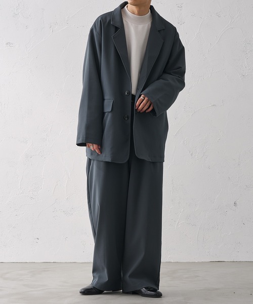 リラックスイージーワイドパンツ【SET-UP】（スラックス）｜epnok