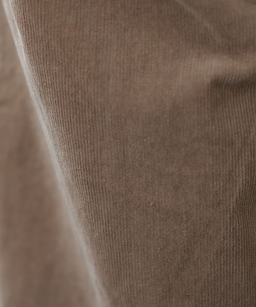 ElegChic（エレグシック）の「ハイウエストコーデュロイパンツ（その他パンツ・レディース・ブラック/ベージュ・4L/M/L/XL/XXL）」の4枚目の写真