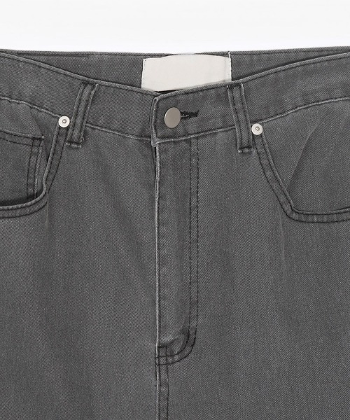 chuu(チュー)の「CHUU ピグカラーpants(デニムパンツ・レディース・グレー・FREE)」の12枚目の写真