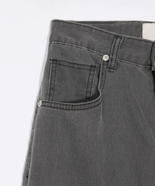 chuu(チュー)の「CHUU ピグカラーpants(デニムパンツ・レディース・グレー・FREE)」の13枚目の写真